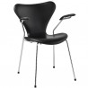 Fritz Hansen Series 7 Chair Fully upholstered armchair, leather 