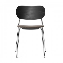 Menu Co Chair Upholstered Seat Chrome