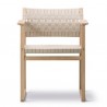 Fredericia BM62 Armchair Linen Webbing