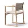 Fredericia BM62 Armchair Linen Webbing