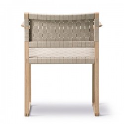 Fredericia BM62 Armchair Linen Webbing