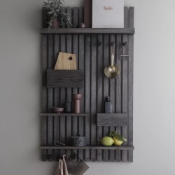 Ferm Living Wooden Multi Shelf Black