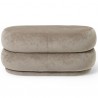 Ferm Living Pouf Oval Faded Velvet