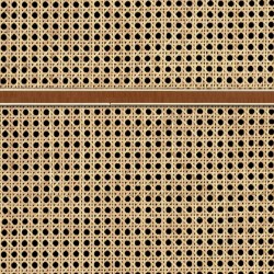 NLXL Cane Square Webbing Mahogany