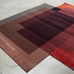 Moooi Carpets Blended 4 Colours – Marble Red
