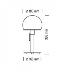 Tecnolumen Bauhaus Table Lamp WA 23 SW