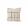 Ferm Living Calm Cushion Camel Black 50 x 50cm