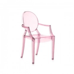 Kartell Lou Lou Ghost Children's Chair Pink Sale