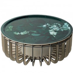 Ibride Medusa Vibration Emerladd Grey Coffee Table 65