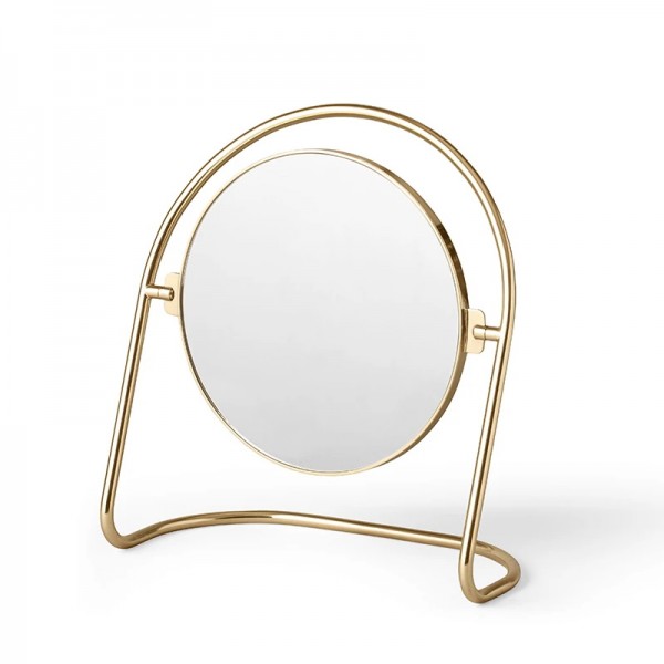The Nimbus Table Mirror At, Round Brass Table Mirror
