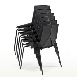 Mobles 114 Green Stacking Chair