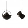 Gubi Multi-lite Pendant Lamp Black/Brass