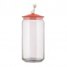 Alessi Mio Jar for Cat Food Red Orange