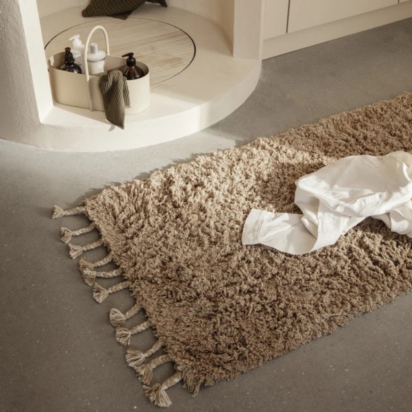Ferm Living Amass Long Pile Runner, Cleaning Cotton Braided Rugs In Taiwan