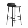 Normann Copenhagen Form Barstool Black Steel 65cm