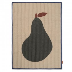 Ferm Living Pear Quilted Blanket