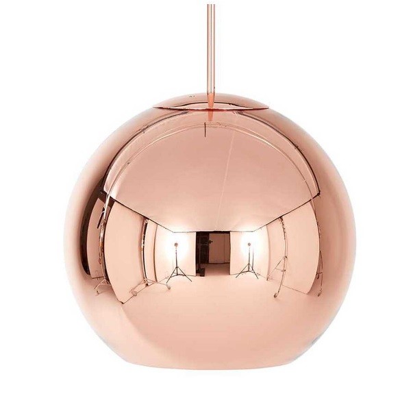 Tom Dixon - Copper Round Pendant at Design