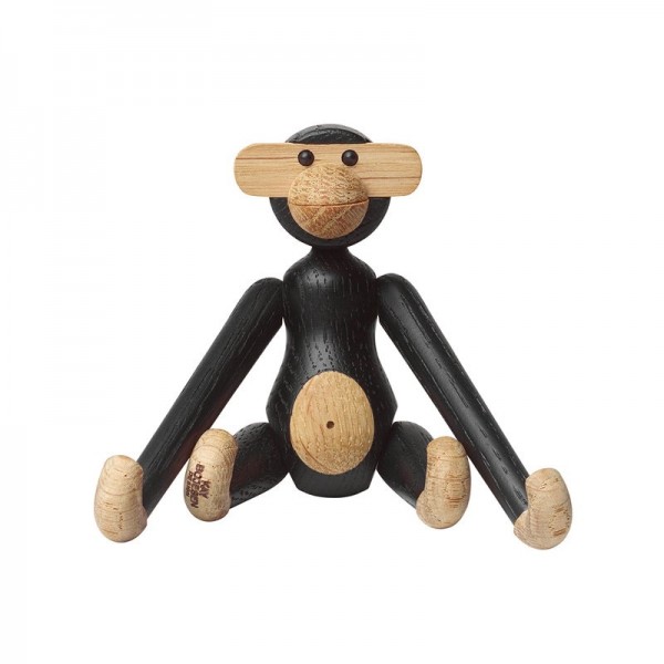 Kay Bojesen Small Mini Dark Stained Oak Monkey