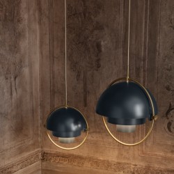 Gubi Multi-lite Midnight Blue Pendant Lamp