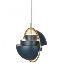 Gubi Multi-lite Midnight Blue Pendant Lamp