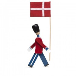 Kay Bojensen Standard Bearer With Textile Flag