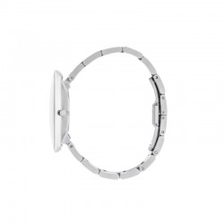 Arne Jacobsen Bankers 40 Porsnunn Grey polished and brushed steel bracelet.