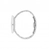 Arne Jacobsen Bankers 40 Porsnunn Grey polished and brushed steel bracelet.