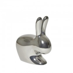 Qeeboo Rabbit Chair Metal Finish