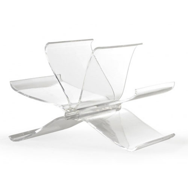 Kartell Magazine Rack Front Page Crystal