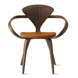 Cherner Armchair Seat Upholstered Leather