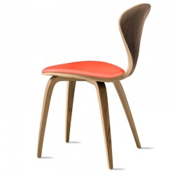 Cherner Chair Seat Upholstered Leather