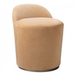 Gubi Tail Dinning Chair, Fully Upholstered, Low Back
