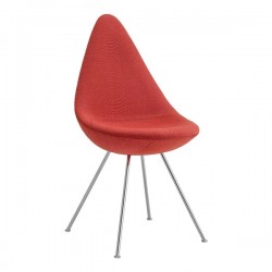 Fritz Hansen Drop Chair Fully Upholstered Fabric