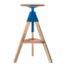 Magis Tom and Jerry Stool Fame natural/ Seat blue