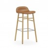 Normann Copenhagen Form Barstool 75cm Full Upholstery Oak