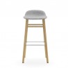 Normann Copenhagen Form Barstool 75cm Full Upholstery Oak