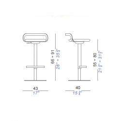 Lapalma Mak Stool