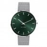 Arne Jacobsen City Hall Watch Evergreen Stainless Steel Mesh Band