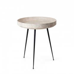Mater Bowl Table Wood Waste Grey M