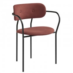 Gubi Coco Chair With Armrest Upholstered