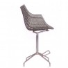 Driade Meridiana Stool Transparent smokey grey