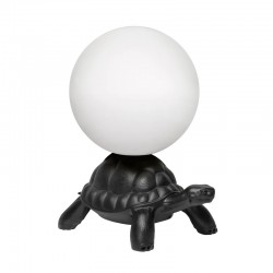 Qeeboo Turtle Carry Lamp Black