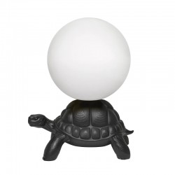 Qeeboo Turtle Carry Lamp Black