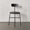 Audo Copenhagen Afteroom Dining Chair 4 Legs Black Steel