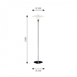 Louis Poulsen PH 3½-2½ Floor Lamp 