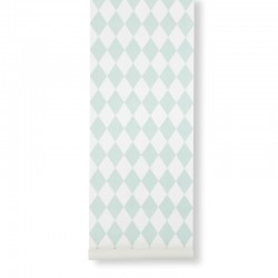 Ferm Living Harlequin Wallpaper Mint