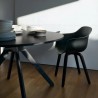 Magis Substance Armchair Wooden Legs